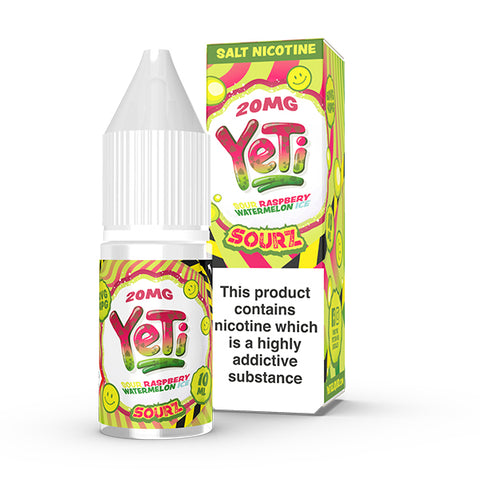 Yeti Sourz 10ml Nic Salt - Box of 10
