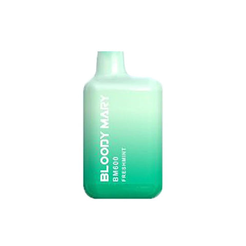 Bloody Mary BM600 Disposable Vape Pod Box of 10-Fresh Mint-vapeukwholesale