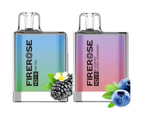 Elux Firerose Nova 600 Disposable Vape Puff Pod Box of 10-Mr Pink-vapeukwholesale