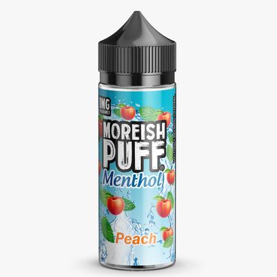 Moreish Puff Menthol 100ML Shortfill-Peach-vapeukwholesale