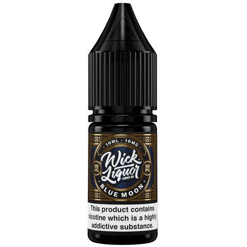 Wick Liquor E-LIQUIDS Blue Moon / 10mg Wick Liquor Nic Salts 10ml E-liquids - Box of 10