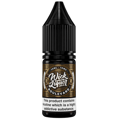 Wick Liquor E-LIQUIDS Boulevard / 10mg Wick Liquor Nic Salts 10ml E-liquids - Box of 10