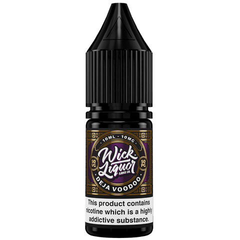Wick Liquor E-LIQUIDS Deja Vadoo / 10mg Wick Liquor Nic Salts 10ml E-liquids - Box of 10